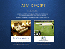 Tablet Screenshot of palmresort.com